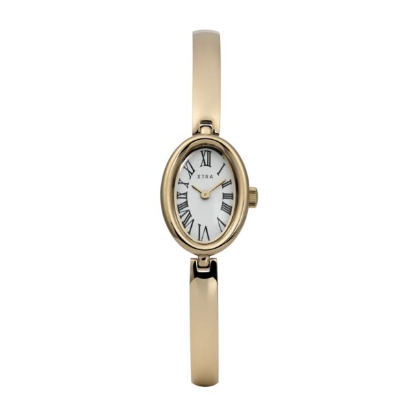 ساعت بیضی طلایی